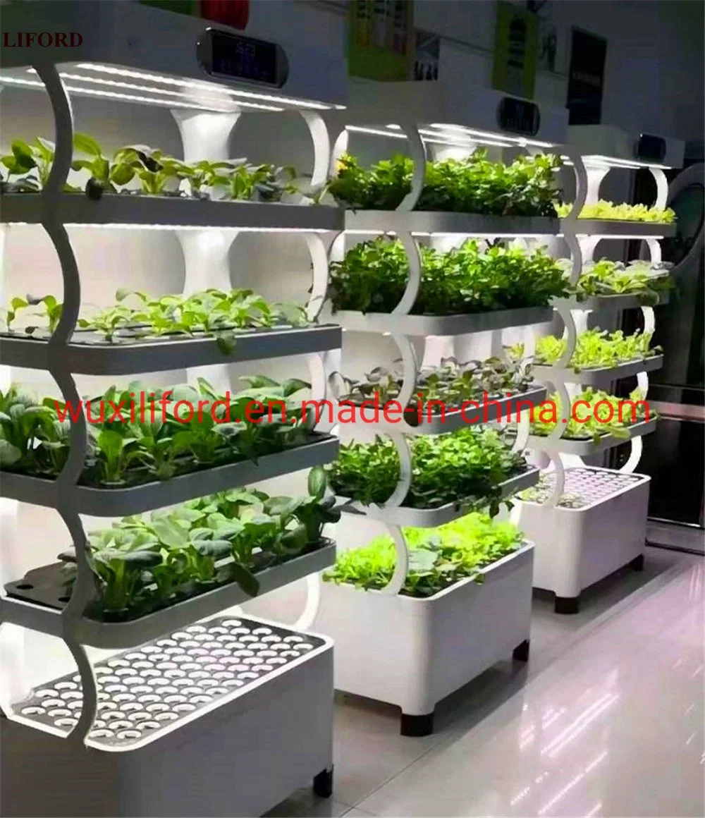 Automated Indoor Hydroponics Growing System for Vegetable Planting
