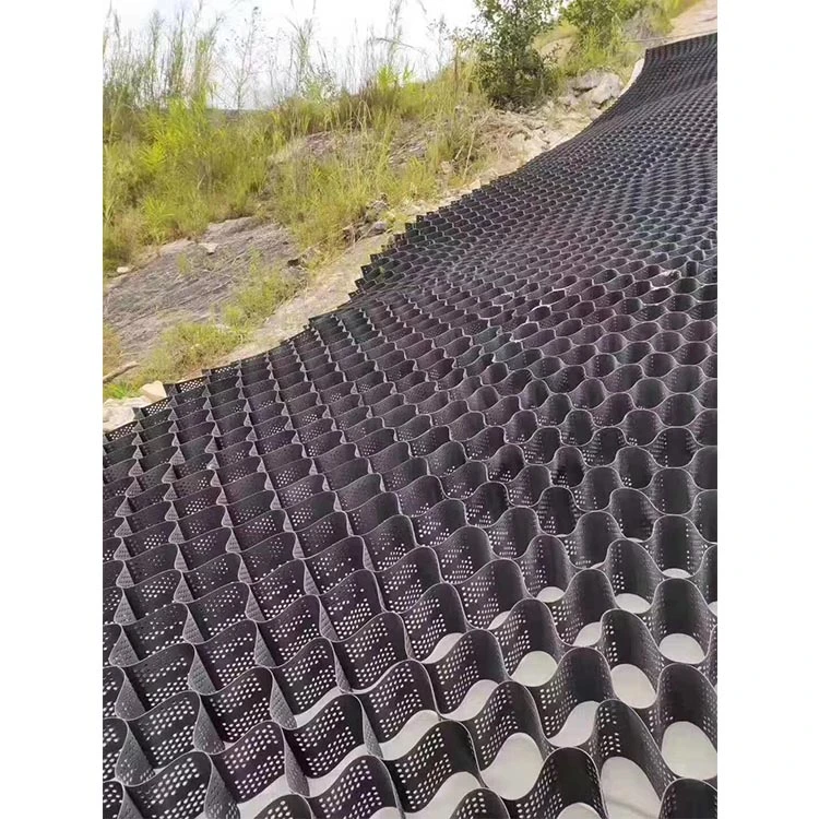 L'allée de gravier Geocells grille en plastique pour la stabilisation du sol les murs de soutènement de géocellules 2 Acheteurs