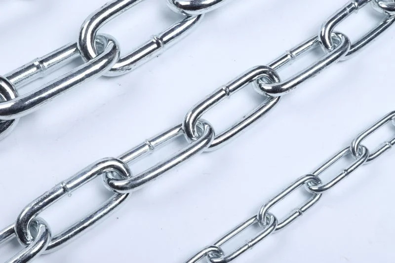 Electric Galvanized Short Link Low Carbon Steel Link Chain