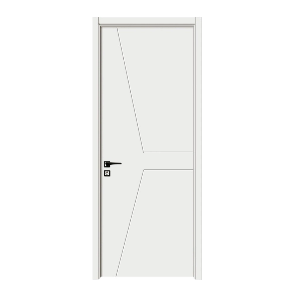 Four Lines Model Wooden Interior Design Door