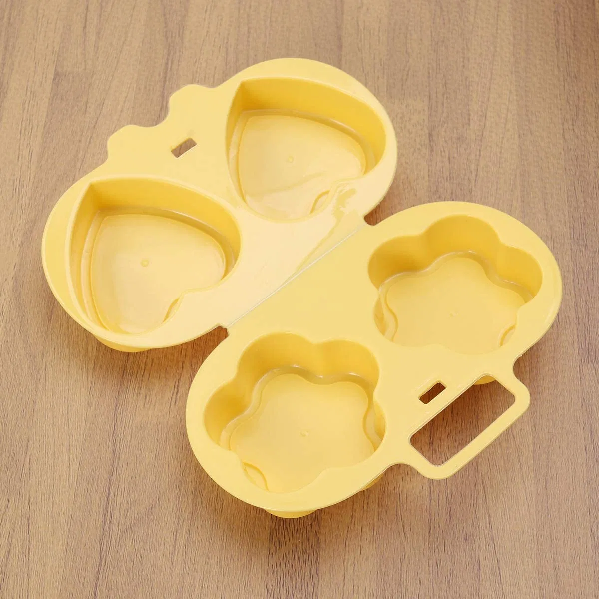 Microwave Poach Egg Poacher Cooking Cooker Plastic Kitchen Gadget Cute Tool