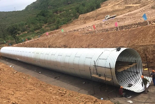 Chapas Galvanizadas de metal corrugado pontões usado para Bridge