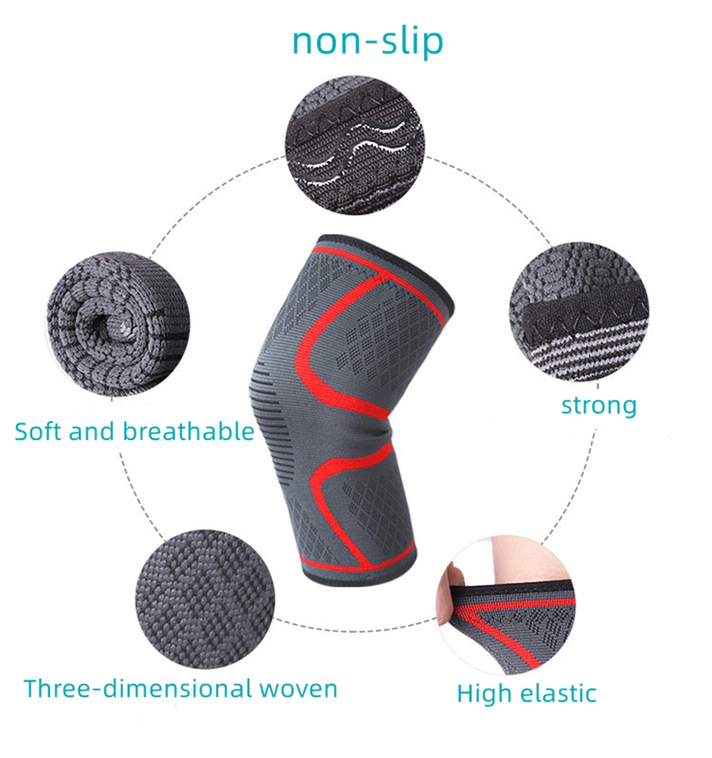 Le support de manchon antidérapant pour les sports de protection en nylon respirant Knee Pad EN GENOU