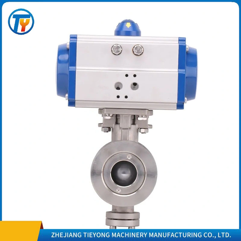 Development of Pneumatic Wafer V-Shaped Ball Valve and Valve Automatic Control