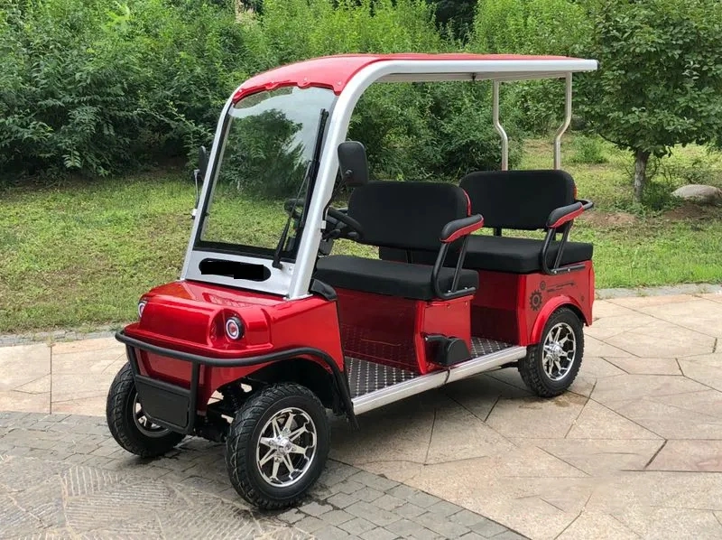 Electric New Car Golf Cart Has 4 Seats