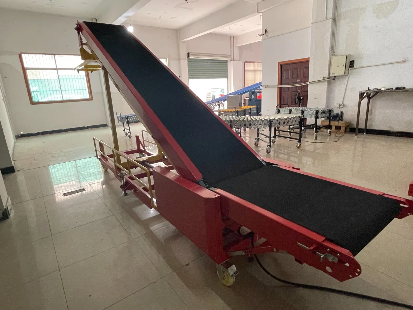 High quality/High cost performance  Load Unload Loader Unloader Mobile Belt Conveyor Belt Conveyor for Truck Loading Unloading Conveyor