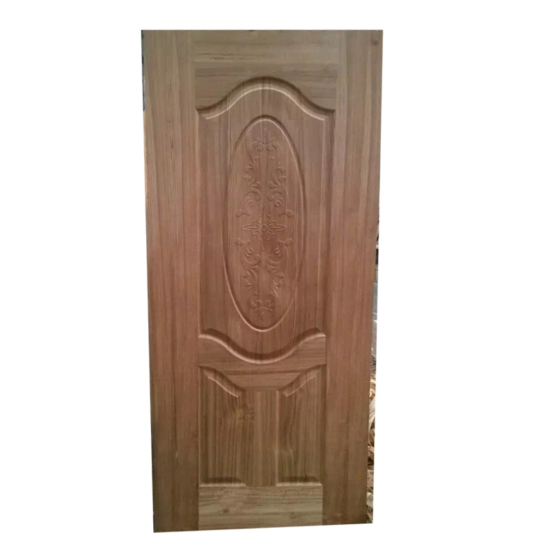 Chapa de madera natural MDF/HDF moldeado de la puerta de la piel