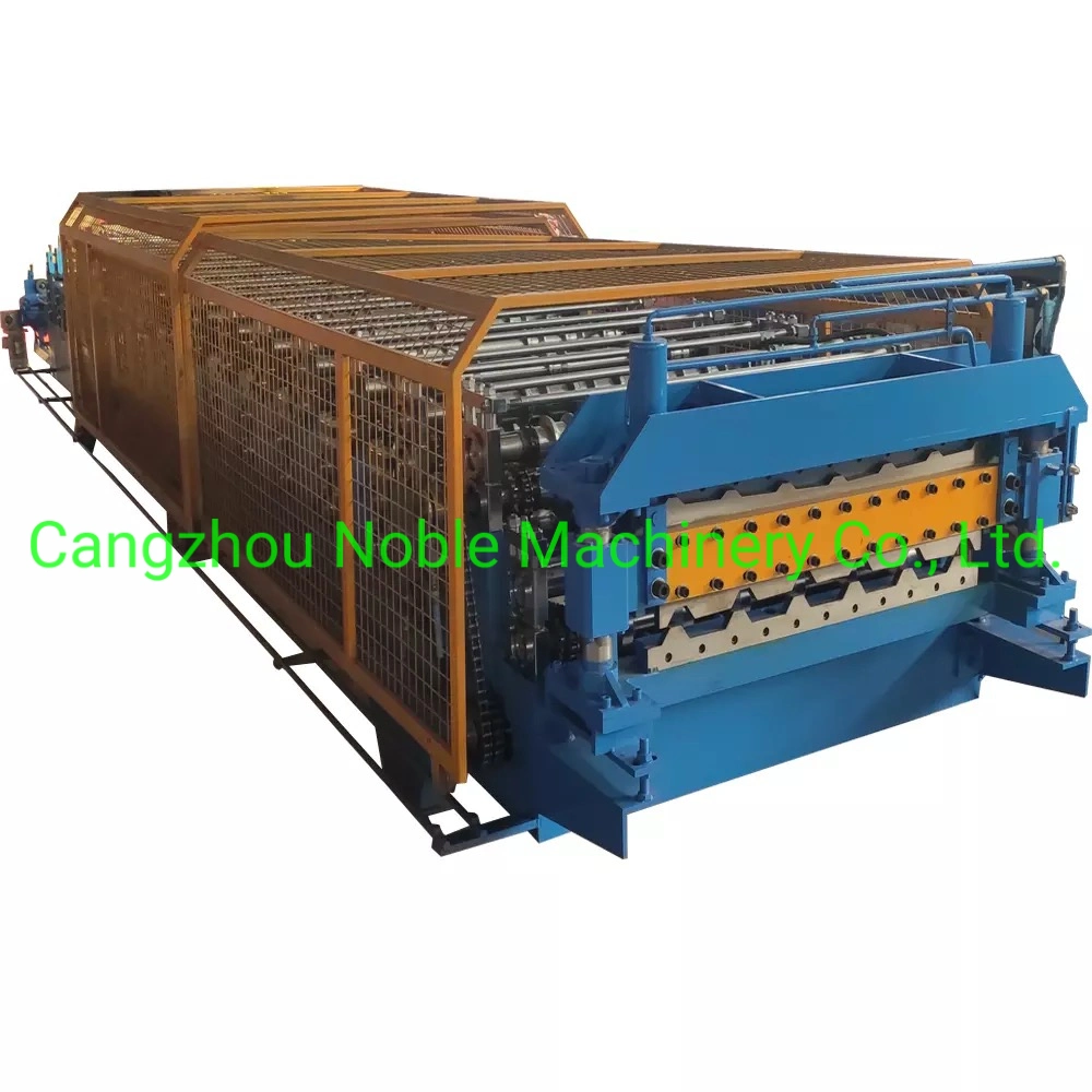 Portable New Roof Use Steel Cold Roll Corrugated /Rib Profile Design Wall Tile Making Roll Forming Machine