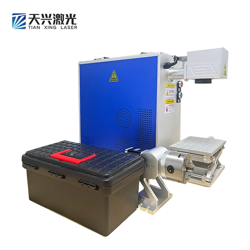 Portable Wholesale/Supplier Date Logo Code Mini Laser Printer for Metal Fiber Laser Marking Machine