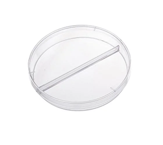 Plastic Lab Use 4 Four Compartment Culture Petri Dish Segmented Cell Culture Dish