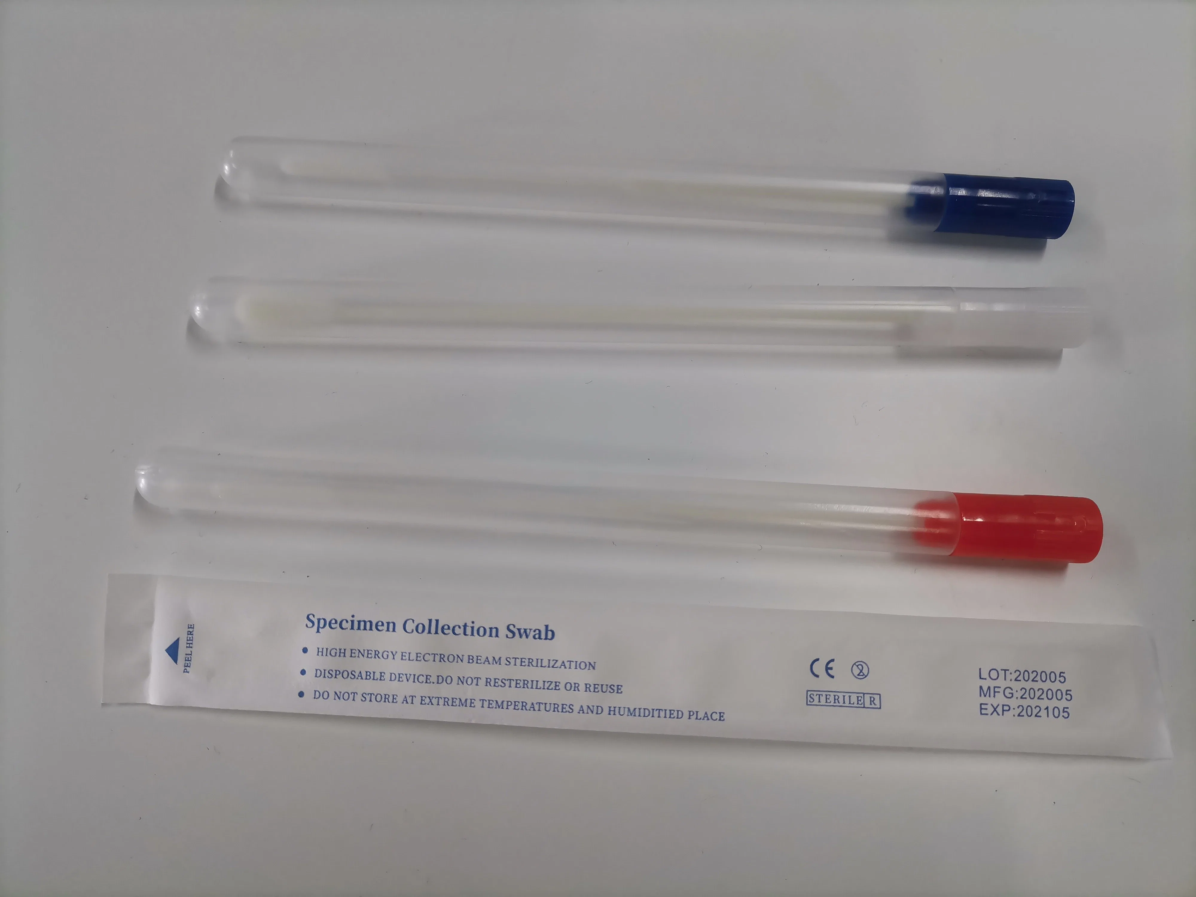 Sterile Sampling Transport Medium Swab, Disposable Amies Medium Charcoal Sterilize Transport Swab, Medical Disposable Laboratory Transport Swab