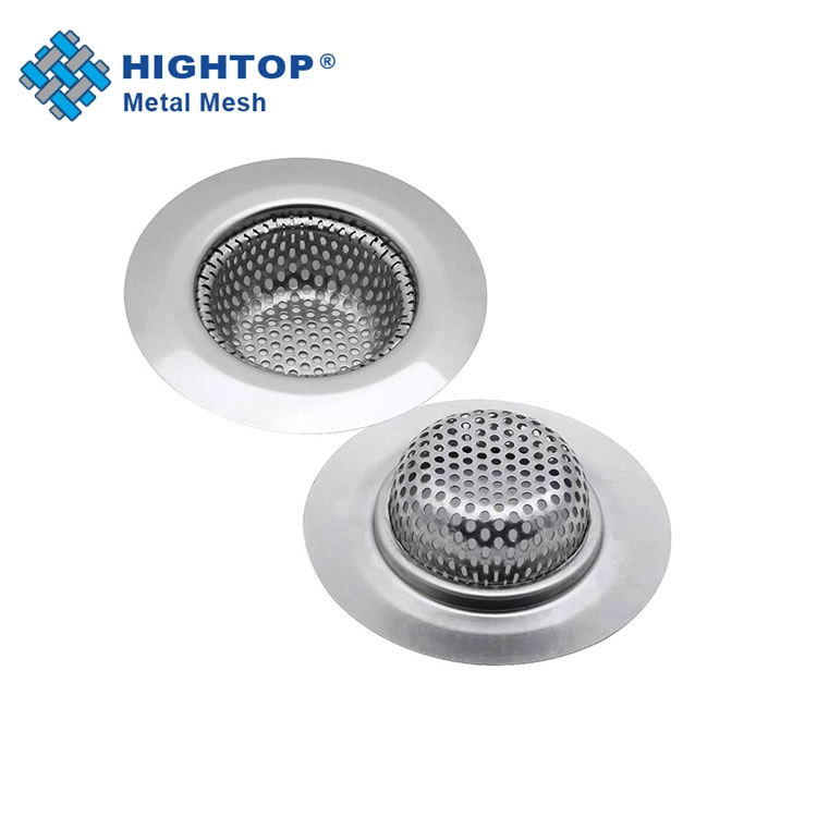 Large Wide Rim 4.5" Diameter Stainless Steel Sink Drain Strainer