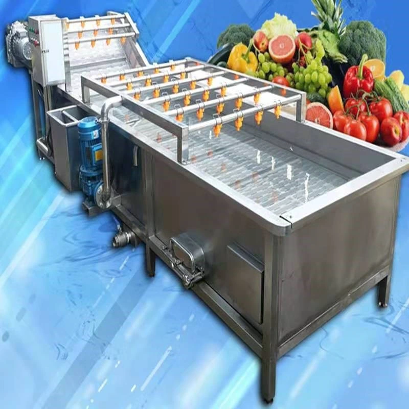 1500kg/H Automatic IQF Frozen Strawberry Broccoli Cauliflower Peas Beans Washing Blanching Freezing machine Line