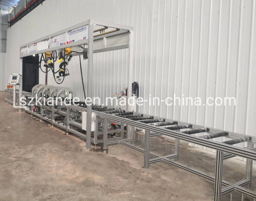 Sandwich Busbar Reversal Assembly Line Busduct Fabrication Riveting Machine Production