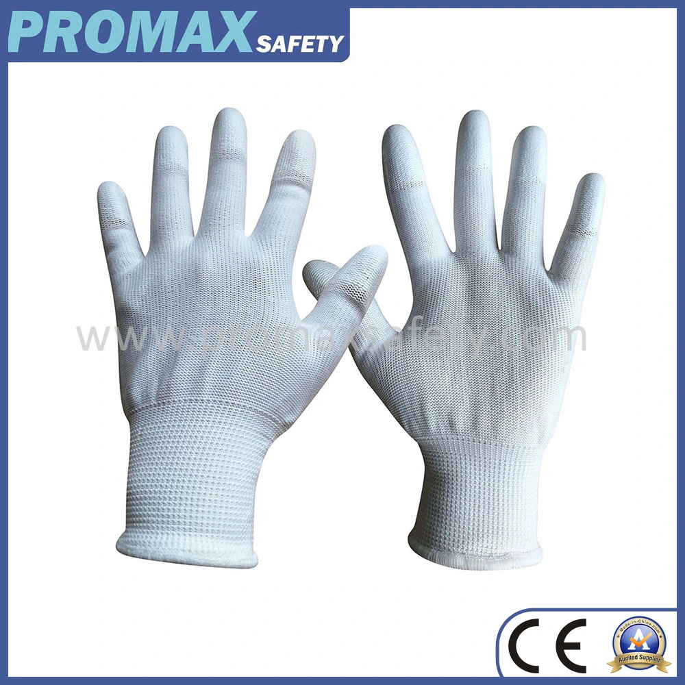 ESD Nylon and Microfiber PU Top Fit Gloves