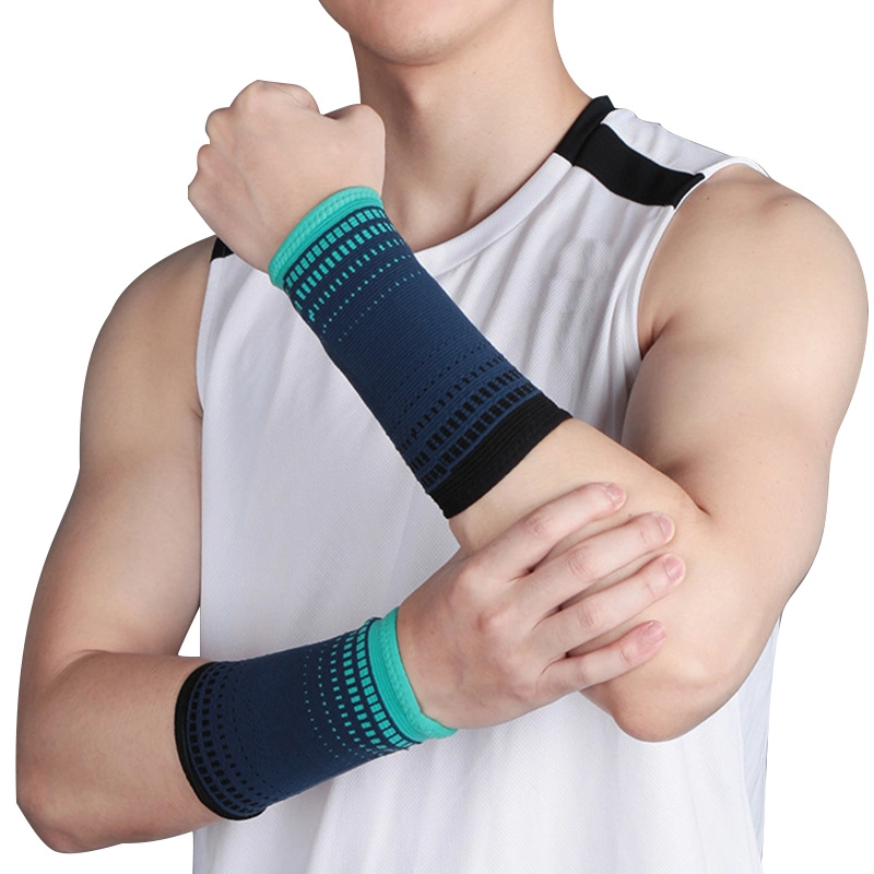 Comfortable Breathable Ball Games Protect Wrists Carpal Tunnel Guard Spandex Sweatband Wrist Bands