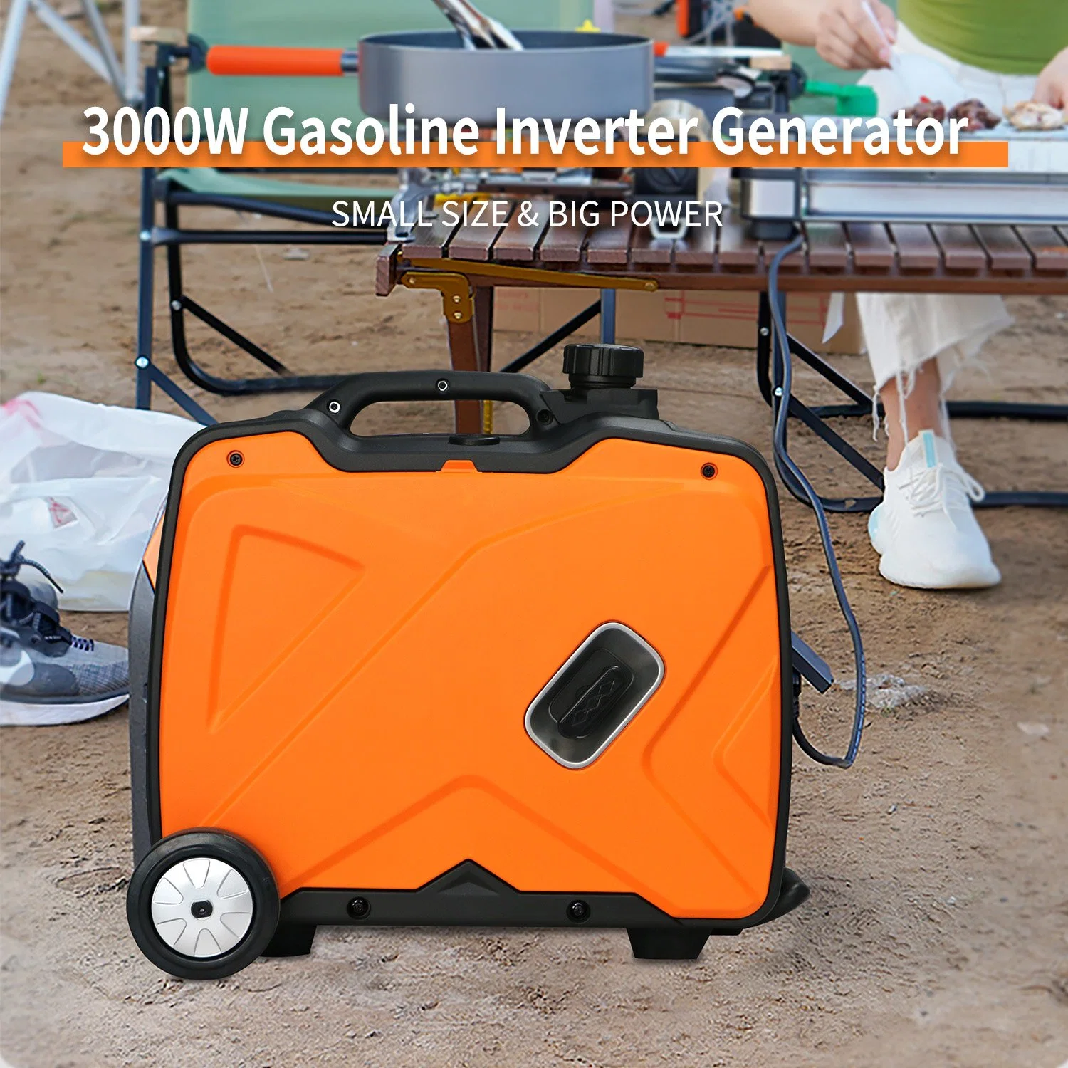 3000W 3 Kw 48 Volt DC Remote Start Portable Inverter Gasoline Generator with Pure Sine Wave Inverter