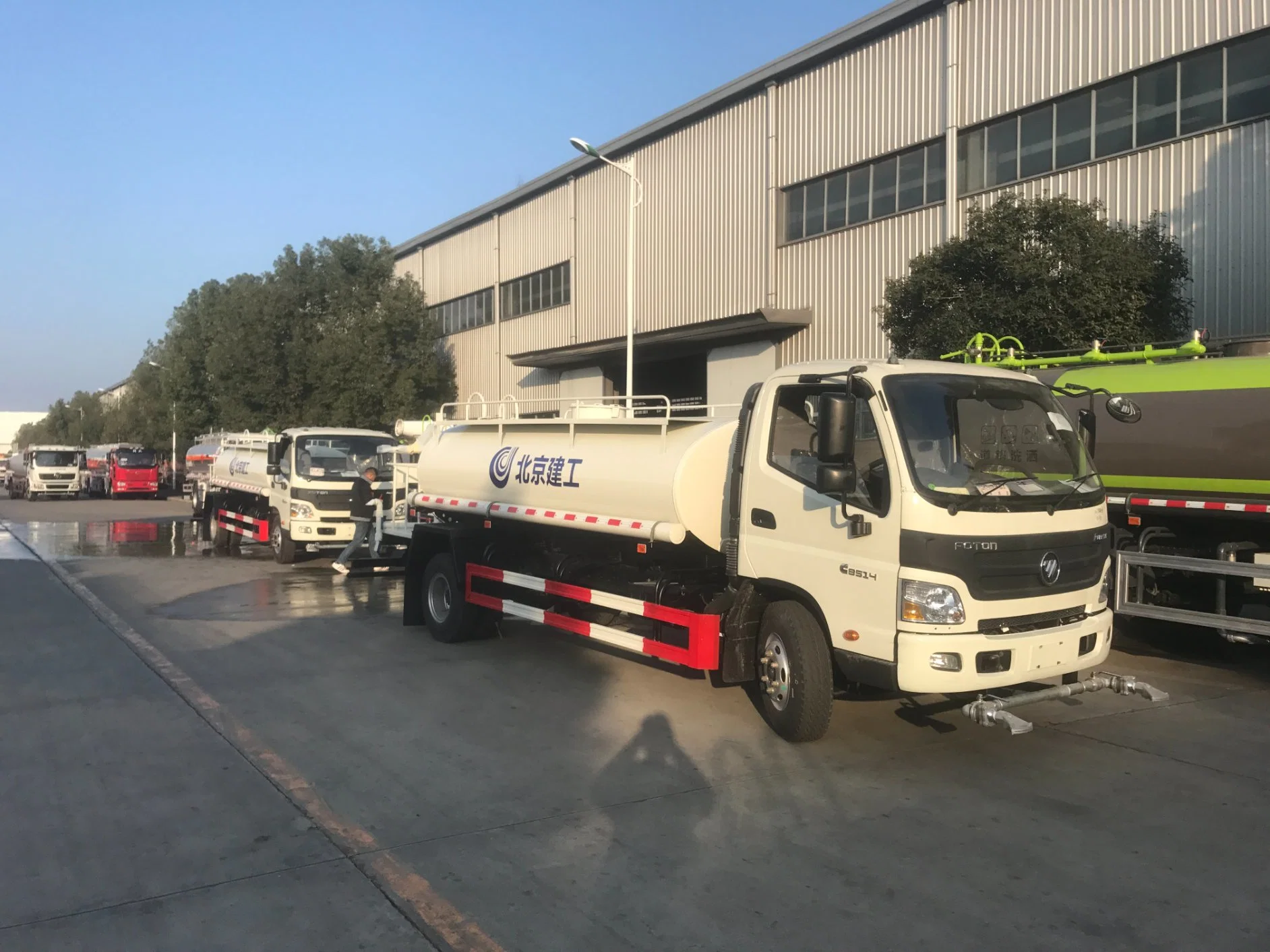 Foton 4X2 Le transport par eau camion citerne 5000l arrosage camion sprinkleur