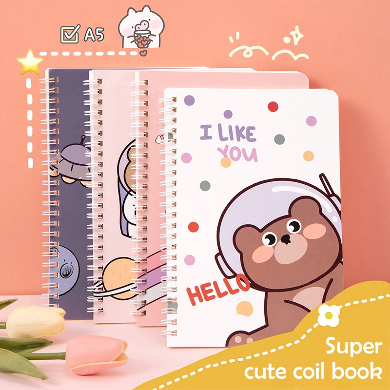 Cuaderno personalizado para el estudiante de Coil de Cartoon Cartoon