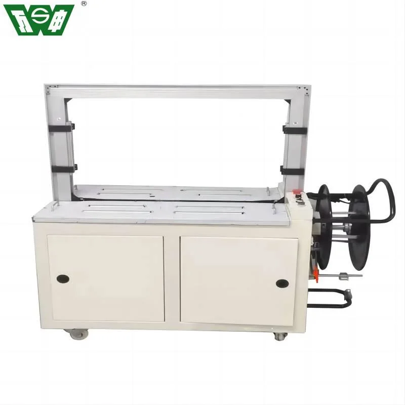 Cost Effective Automtic High Table PP Belt Band Strapping Machine Carton Box Strapping Machinery Banding Strapper Equipment for Packing Line