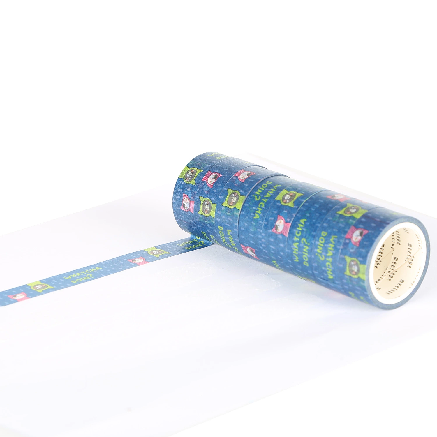 Diseño personal decoración color Autoadhesivas Papel de enmascarar cinta Washi