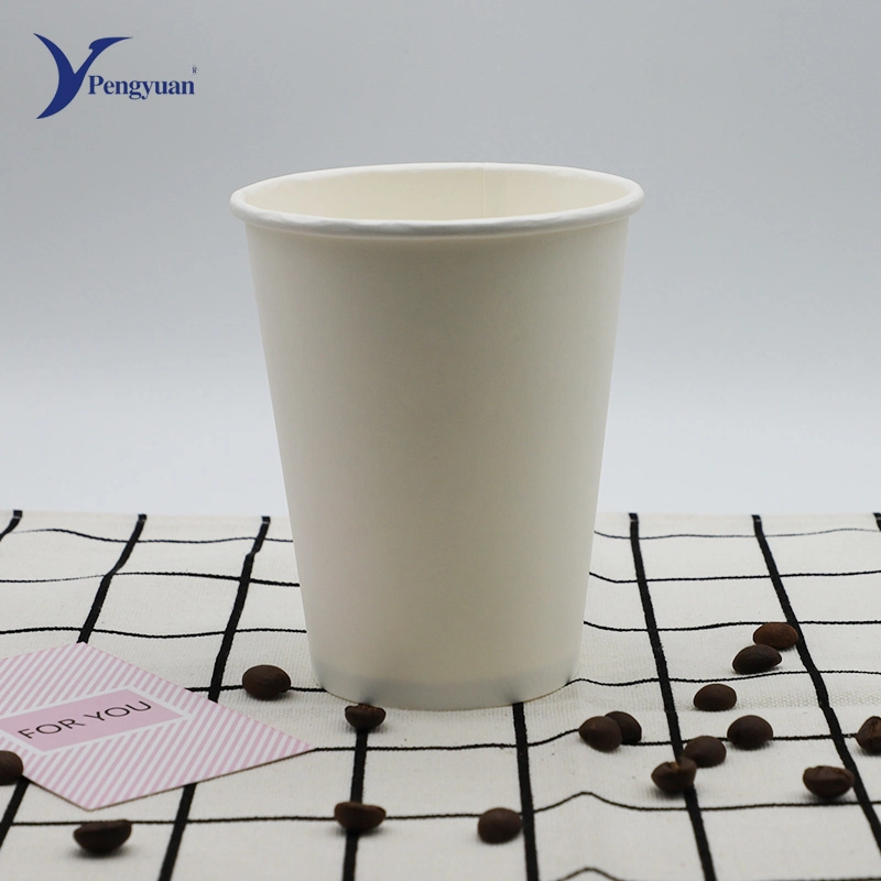 Disposable Paper Single Wall Paper Cup Printed Coffee Cup Mug