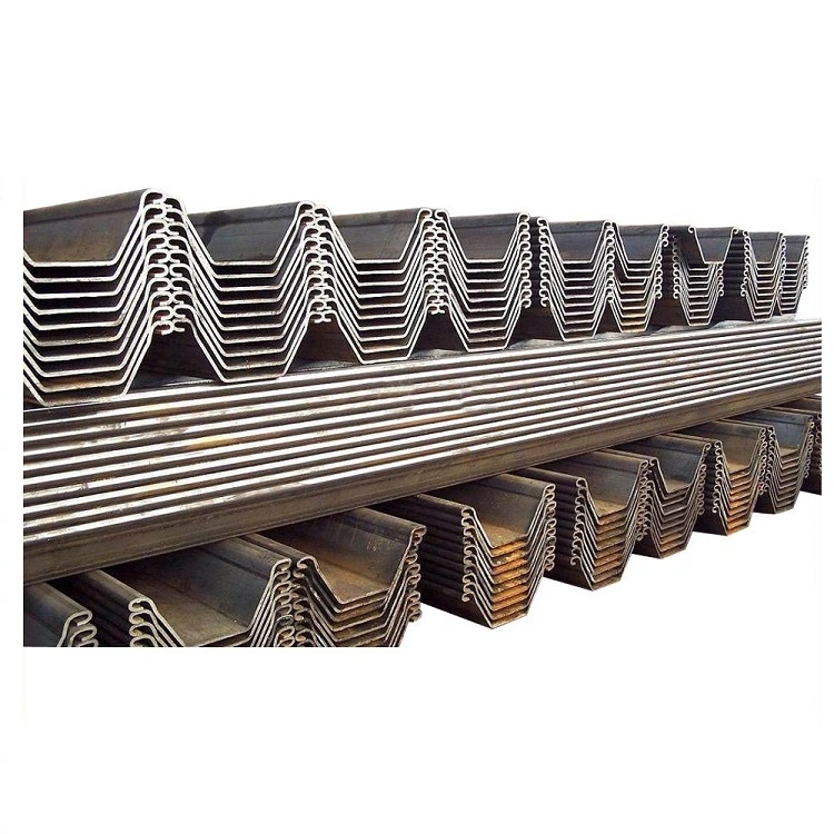 Steel Sheet Pile/Hot Rolled/ U Type/ Z Type Sy390 Cold Bending Sheet Pile Nsp-Ivw/ JIS5528/ Astma328/ En10248/JIS5523/ Cold Drawn Sheet Pile and Couplers