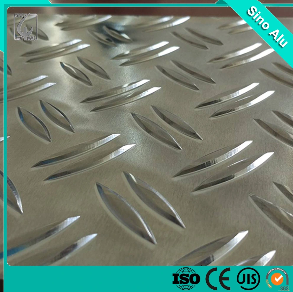 High quality/High cost performance  Five Bar Tread Diamond Aluminum Embossed Plate