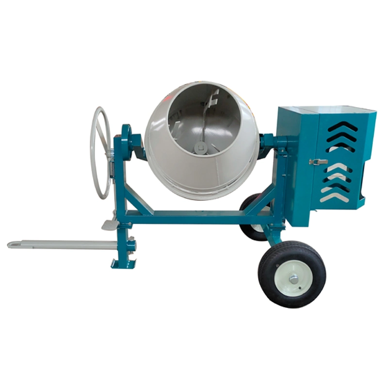 China Manual Portabel Small Concrete Cement Mixer with Motor