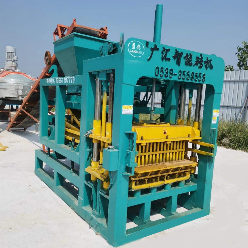 Qt4-15 Manufacturer of Bread Brick Pavement Brick Pavement Brick Production Line Concrete Block Manufacturer Building Block Manufacturer