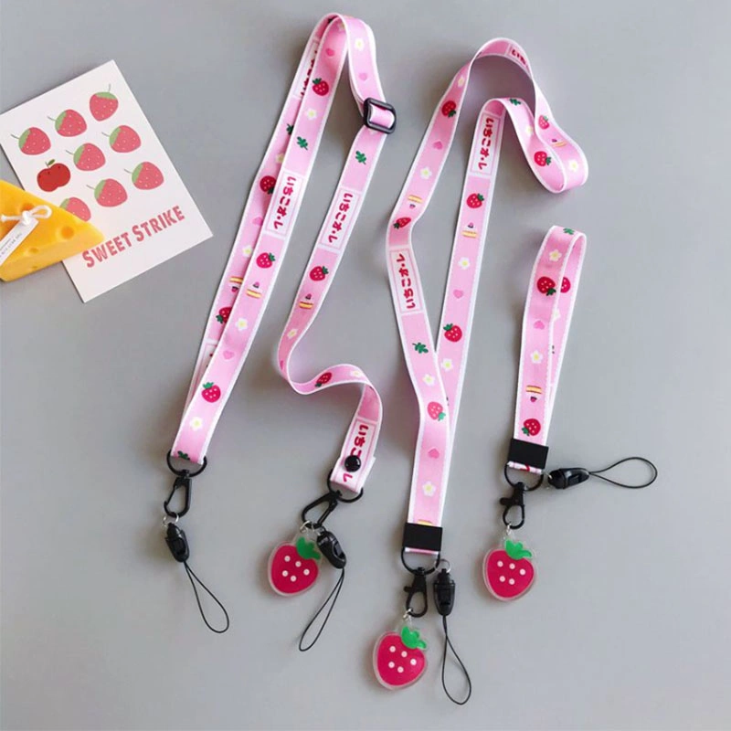 Lanyard Manufacturer Free Sample Custom Printed Polyester Neck Lanyard with Logo