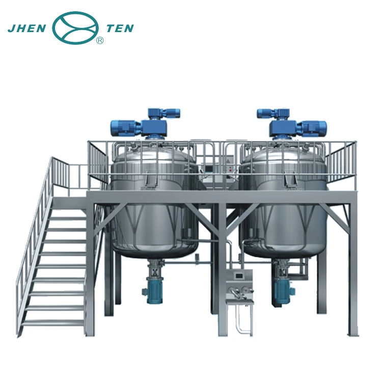 precio de fábrica de la homogeneización de vacío del depósito de emulsificación homogeneizador de vacío máquina emulsionar