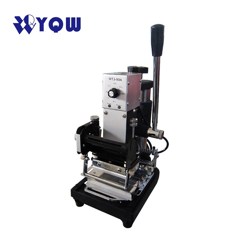 Manual Embossed PVC Card Hot Foil Heat Press Tipping Machine