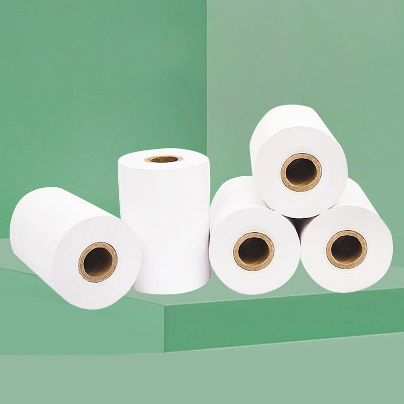 57 * 50mm Thermal Receipt Papier Kasse Thermal Paper Rolls Aufkleber Benutzerdefinierte Rolle