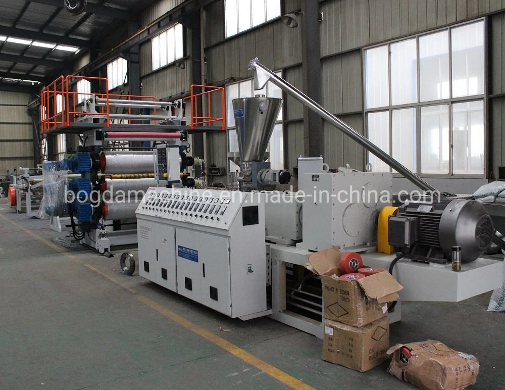 High Glossing UV Coating 3-8mm Thickness PVC Marble Sheet Production Line PVC Marble Wall Panel Extrusion Line