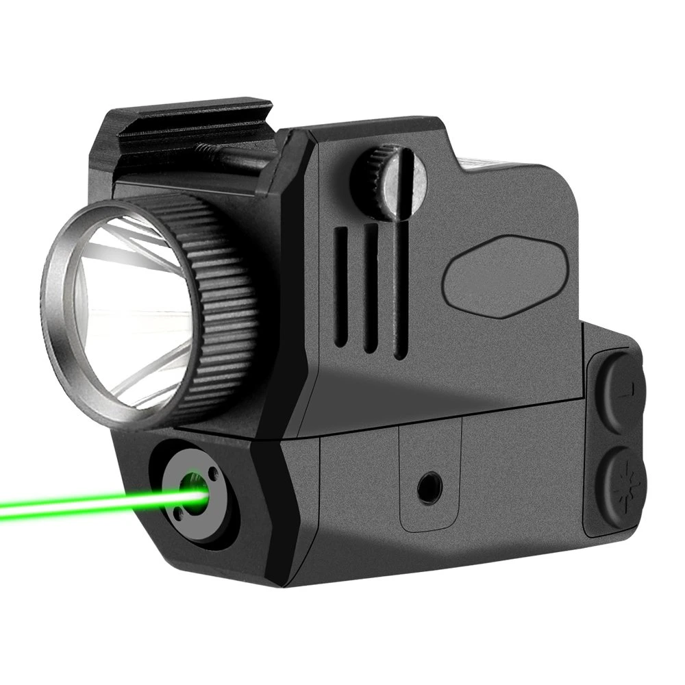 Chasse Green DOT laser Sight 532nm oscilloscope lampe de poche tactique avec Aluminium pour pistolet à aiguilles Picatinny M-Lok 20 mm