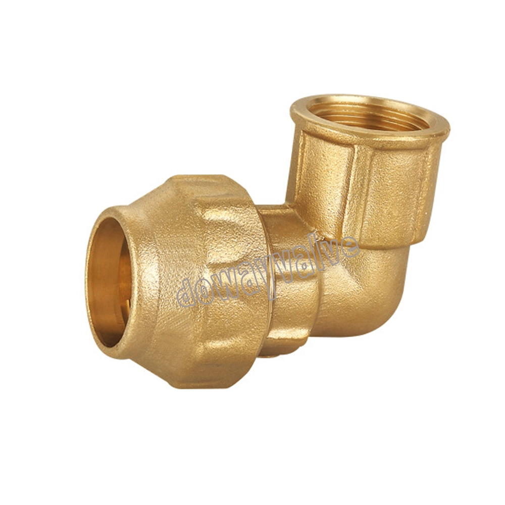 M X C Elbow Brass Compression Fitting for PE Pipe