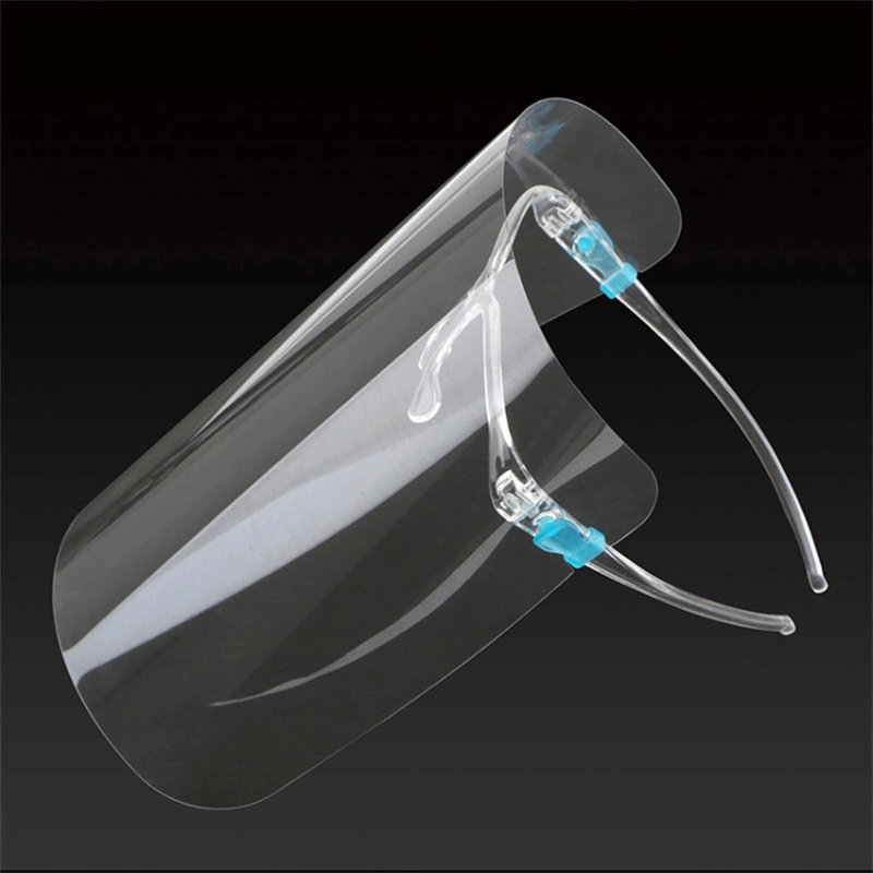 Full Cover Plastic UV Protection Frame Faceshield Glass Transparent Face Shield Glasses