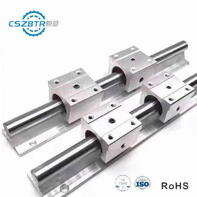 Ronda de alumínio CNC de alta qualidade do Trilho Guia linear SBR12 e o bloco deslizante Linear SBR12uu SBR12luu