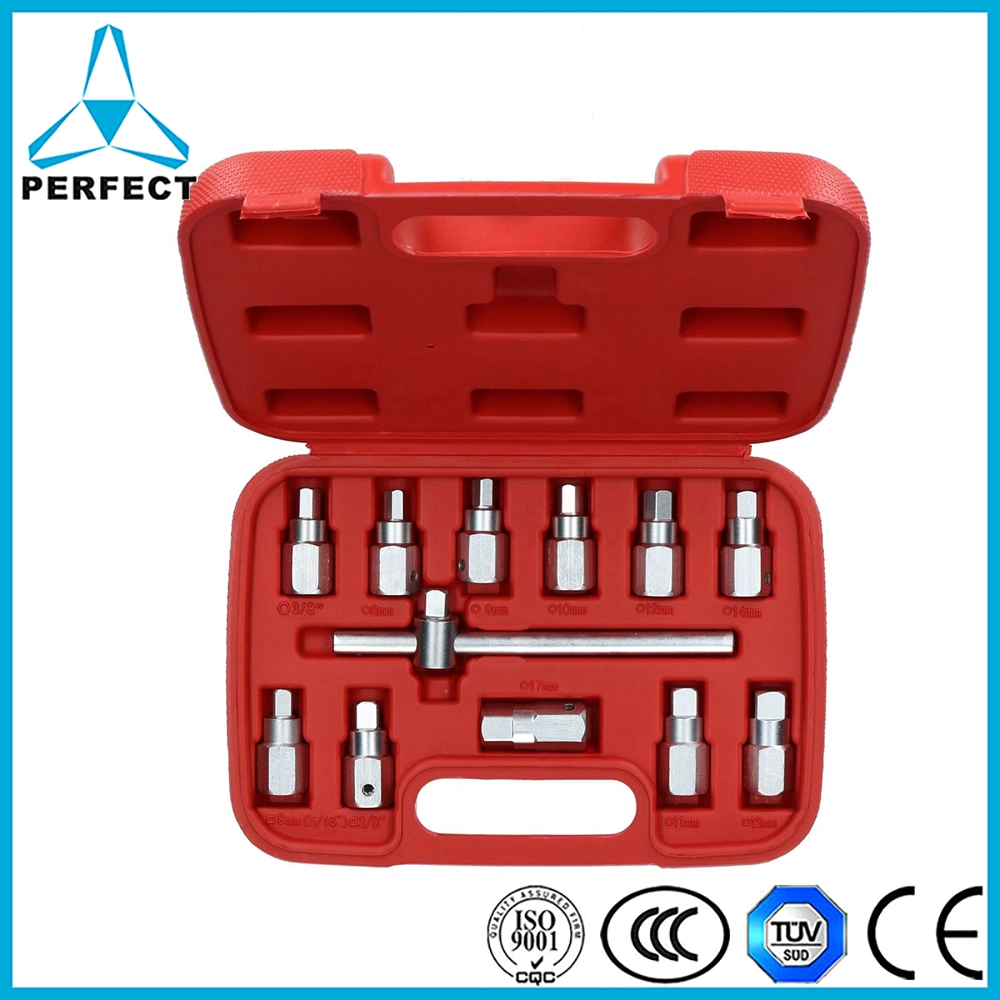 12PCS Drain Plug Keyaxle Oil Sump Spanner Socket Set