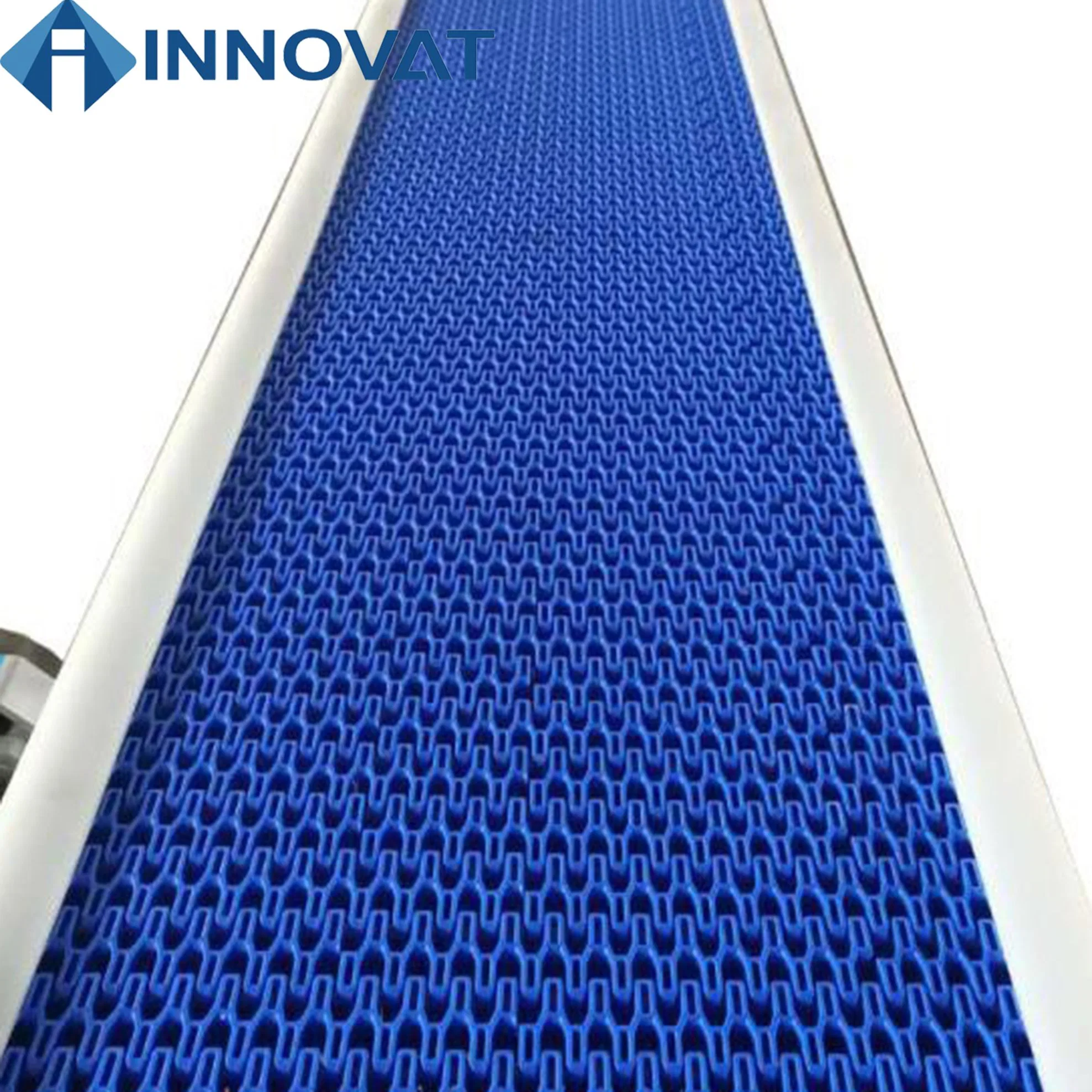 Plastic Conveyor Belt Modular Plastic Conveyor Belt with Roller by 400 Lateral Pulley Typesample Available