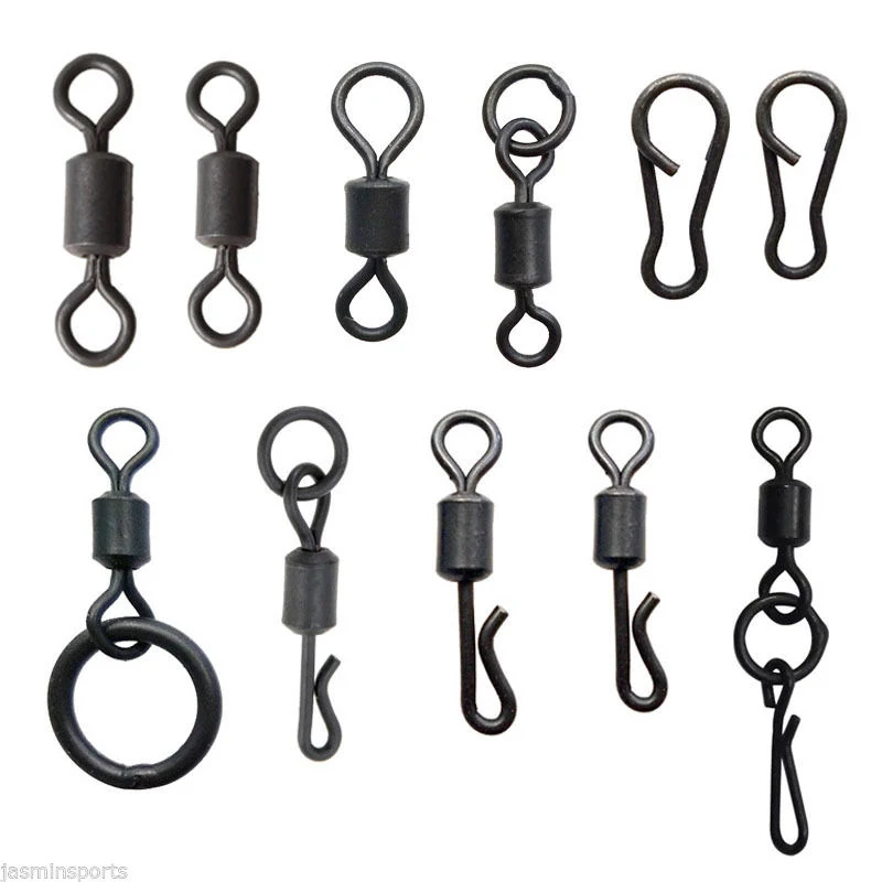 Fishing Terminal Tackle Carp Fishing Safety Lead Clip & Tail Rubber