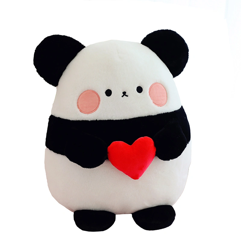 Venta caliente Custom Plush relleno Cartton Amor Panda Toy para Niños