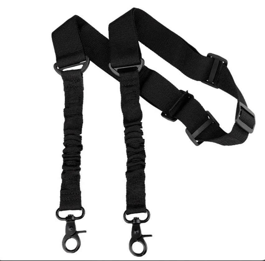 New Design Military Multi-Functional Tactical Gun Sling Double-Point with Zinc Alloy Buckle