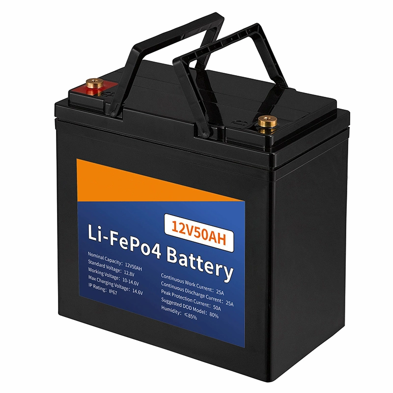 Solarbatterie A+ Neues Lithium-Ion12V 50Ah-Akkupack