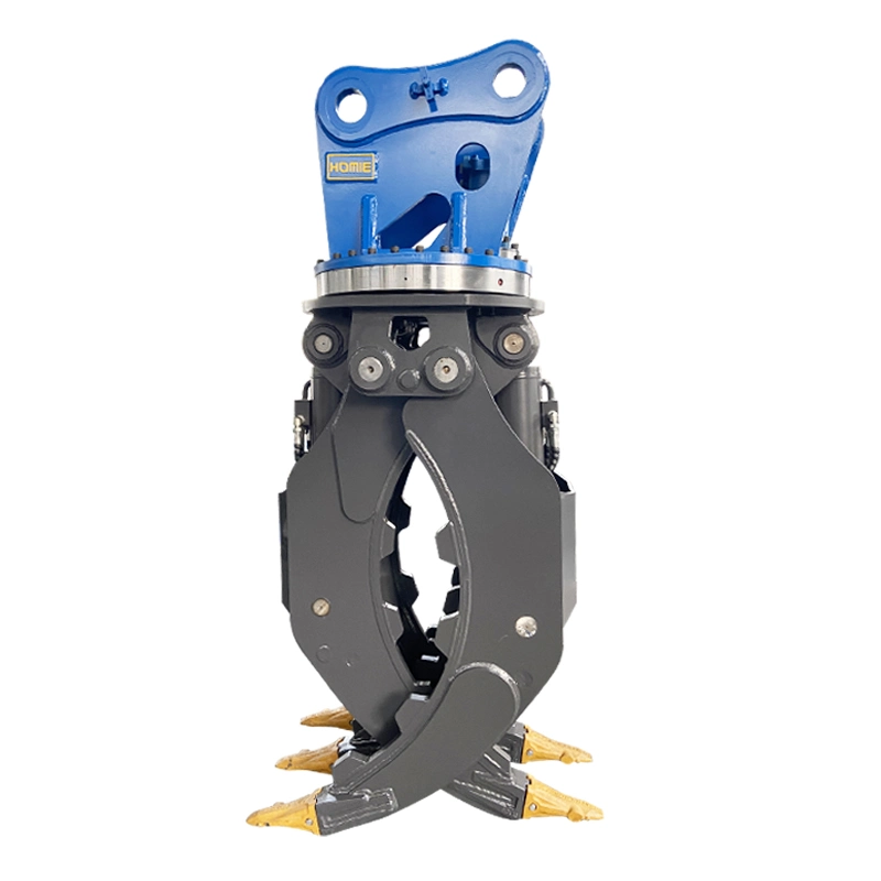 OEM Q355b Material Eaton Motor Rotatable Log Grapple for 30t Excavator