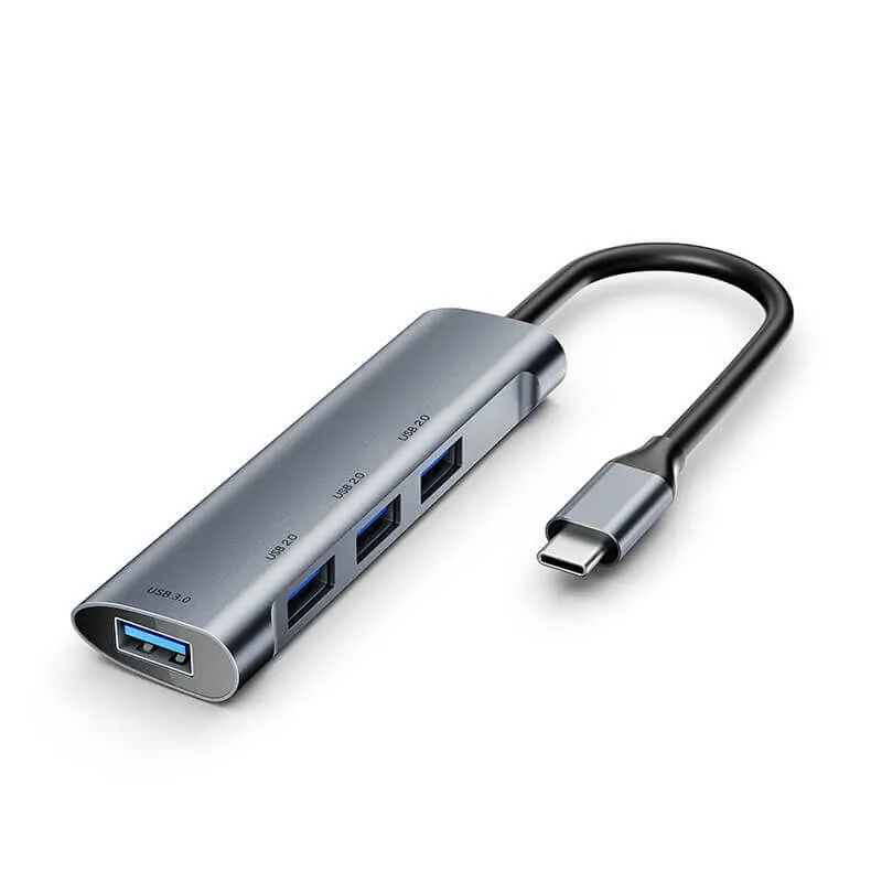 Experience Lightning Fast Connectivity with The 4-in-1 USB Hub Adapter with Ethernet