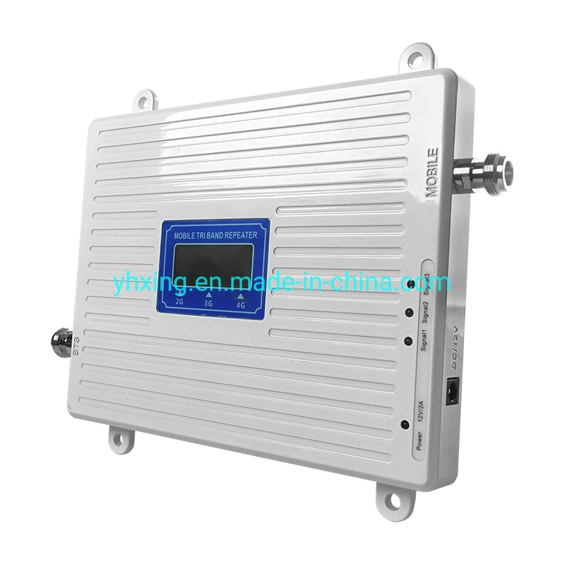 Triple Band Mobile Signal Booster GSM/Dcs/LTE 2g 3G 4G 900 1800 2100 MHz Mobile Signal Repeater