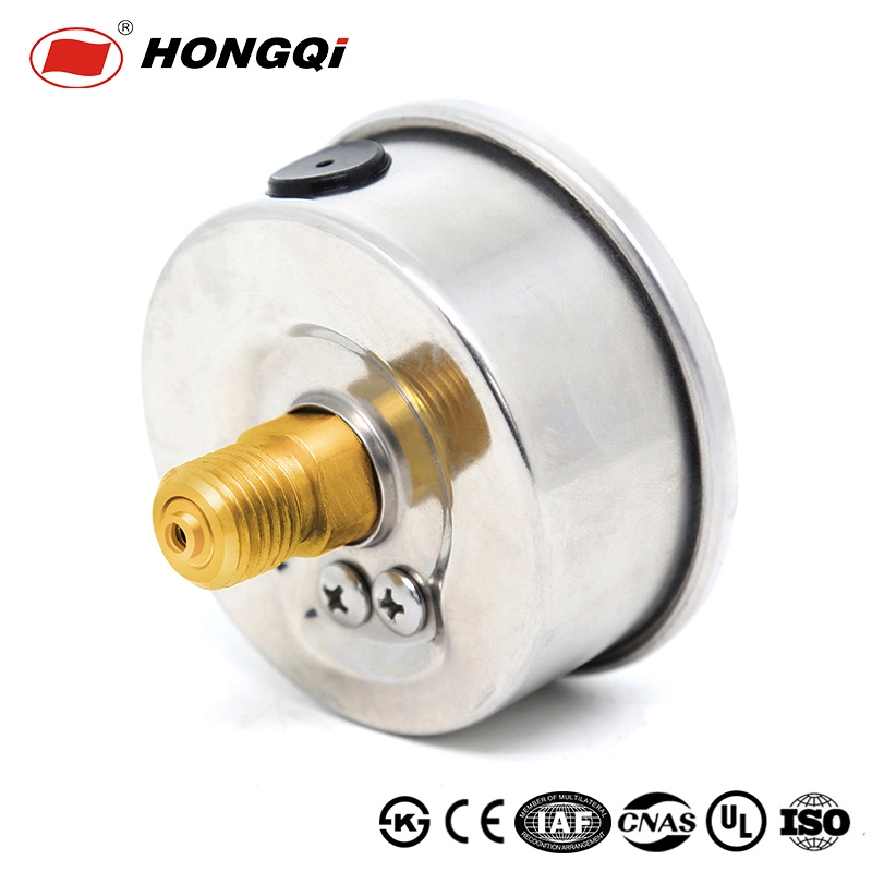 2.5 Inch / 60mm Back Mount Panel Pressure Gauge Liquid Filled Gas Pressure Gauge Manometer with CE/UL/Ks/ISO