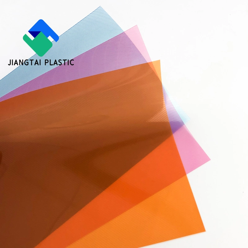 Jiangtai Plastic A4 Diagonal PP Sheet Lined Plastic Polypropylene Sheet for Notebook Cover